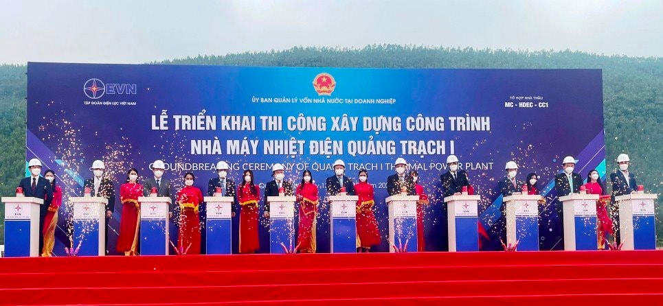 41.130 tỷ đồng xây dựng công trình Nhà máy Nhiệt điện Quảng Trạch I