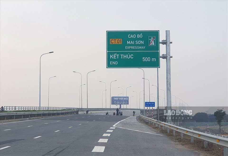 Thông xe tạm thời dự án cao tốc Bắc - Nam phía Đông đoạn Cao Bồ - Mai Sơn
