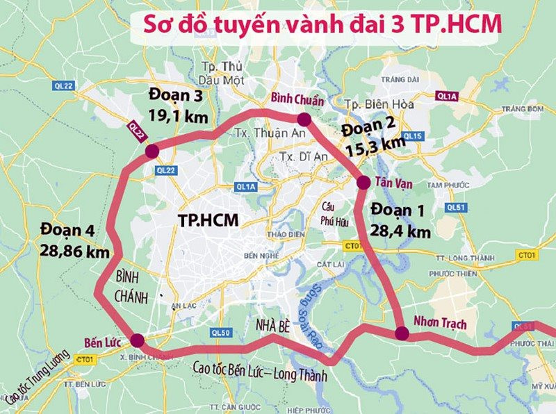 Sẽ trình Quốc hội quyết định chủ trương  đầu tư dự án đường Vành đai 3 Thành phố Hồ Chí Minh