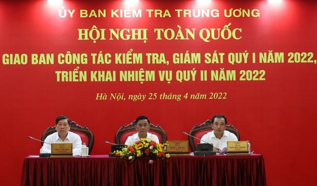 Quý 1/2022: Kiểm tra khi có dấu hiệu vi phạm với 311 tổ chức đảng