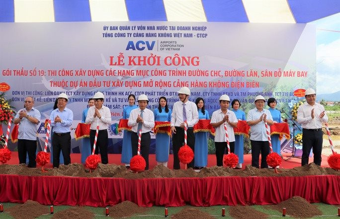 Đường băng sân bay Điện Biên chính thức khởi công