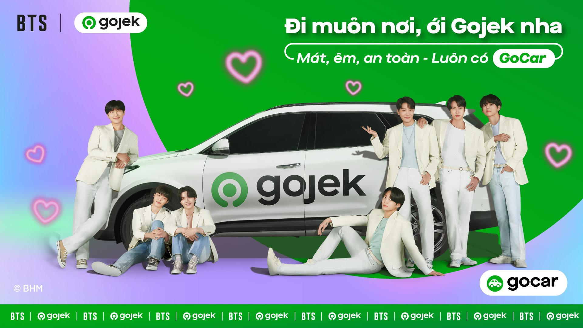 Gojek "chơi lớn" hợp tác cùng nhóm nhạc đình đám Hàn Quốc BTS