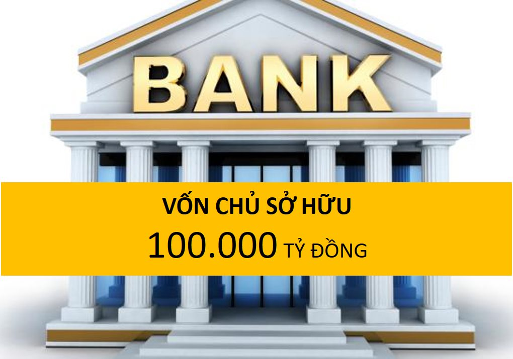 Đã có 5 ngân hàng vốn chủ sở hữu vượt 100 nghìn tỷ đồng