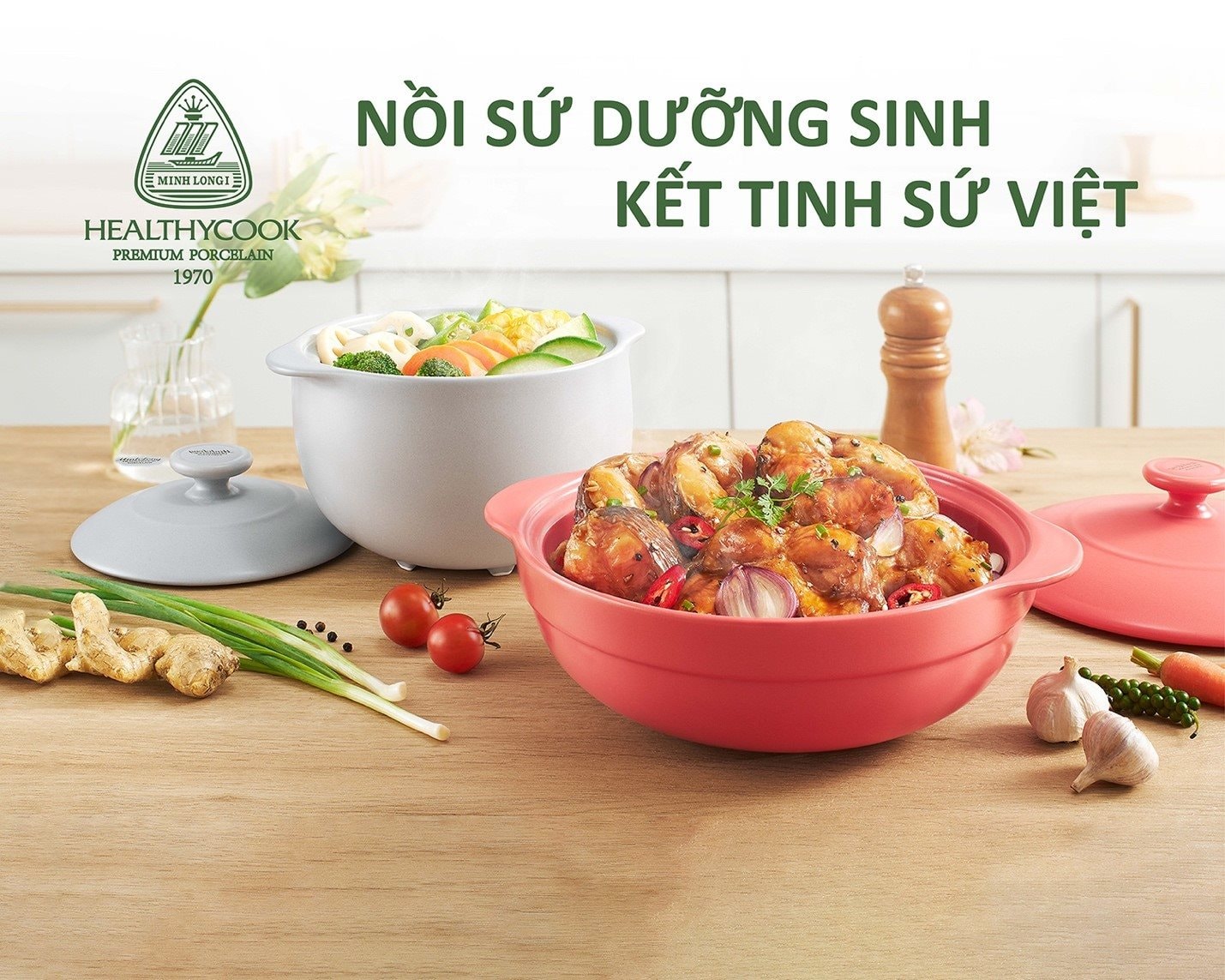 Cách Minh Long trẻ hóa nồi sứ dưỡng sinh sau 5 năm ra mắt