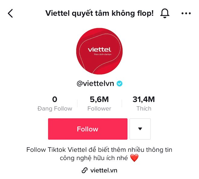 Làm thương hiệu trên TikTok giỏi như Viettel: Rũ bỏ phong cách nghiêm túc, "đu trend" hút 5 triệu người theo dõi