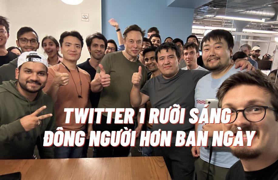 Chăm đăng tweet như Elon Musk: 1 rưỡi sáng khoe ảnh họp xong với lập trình viên Twitter