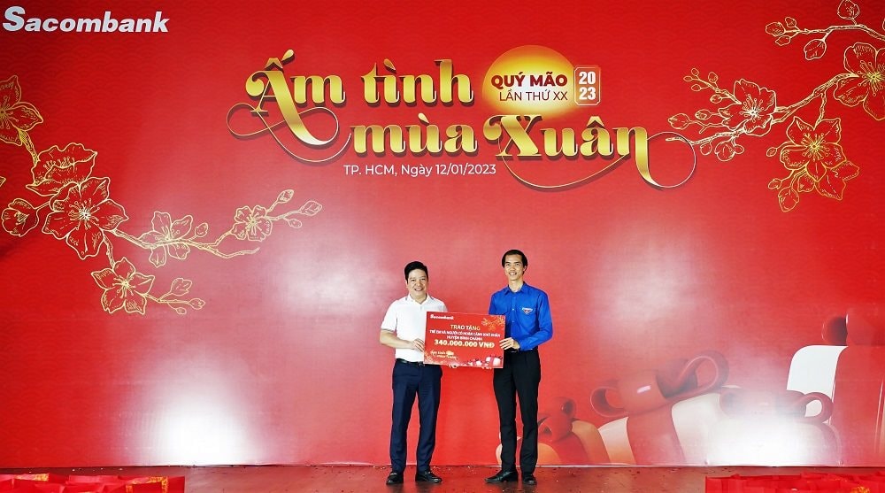 Sacombank và hành trình 20 năm Kết nối cộng đồng – Lan tỏa yêu thương
