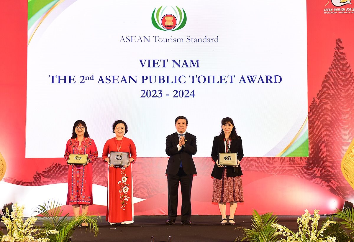 14 đơn vị Việt Nam đạt giải thưởng Du lịch ASEAN 2023, bao gồm 3 giải nhà vệ sinh công cộng