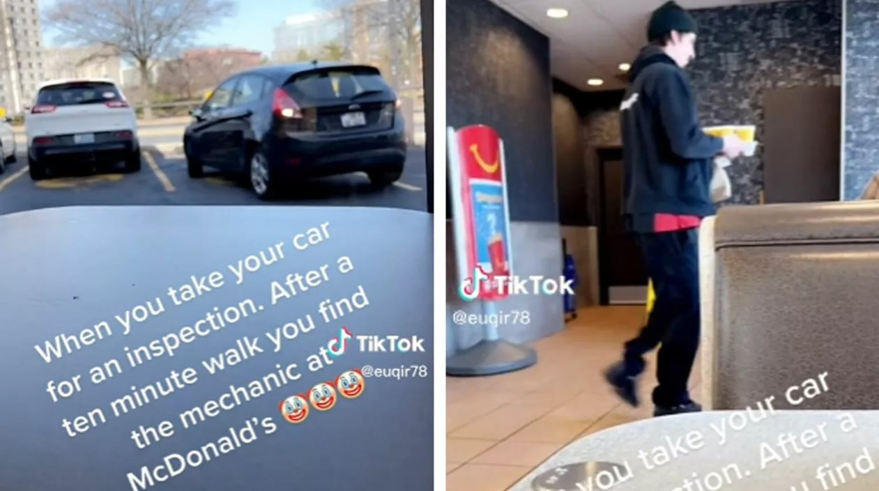 Chủ xe 'ngỡ ngàng, ngơ ngác, bật ngửa' khi thấy chiếc xe vừa mang ra xưởng kiểm tra lại được nhân viên lái đi mua đồ ăn McDonald's