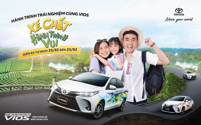 Toyota Vios tri ân khách hàng hành trình trải nghiệm tại 8 tỉnh thành