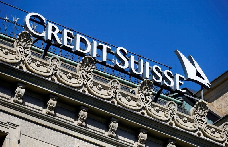 Cổ phiếu Credit Suisse giảm 22%
