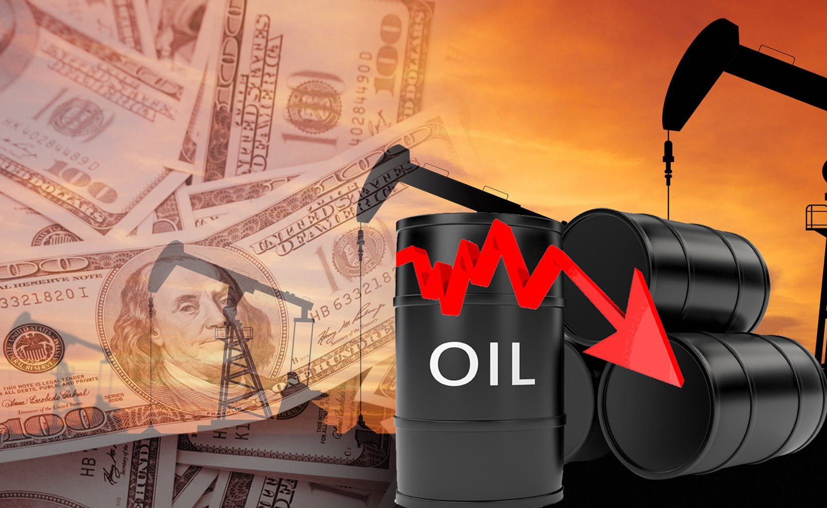Giá dầu thô tiếp tục lao dốc mạnh, suýt thủng mốc 70 USD/thùng