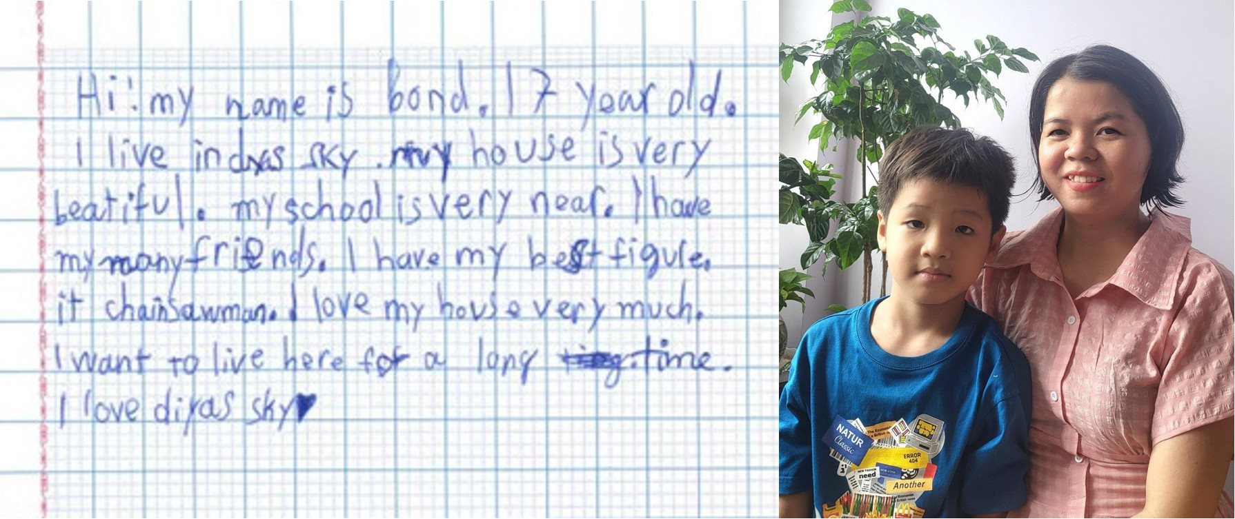 Bài văn của bé trai 7 tuổi và sự xúc động của người mẹ khi chạm đến giấc mơ có nhà