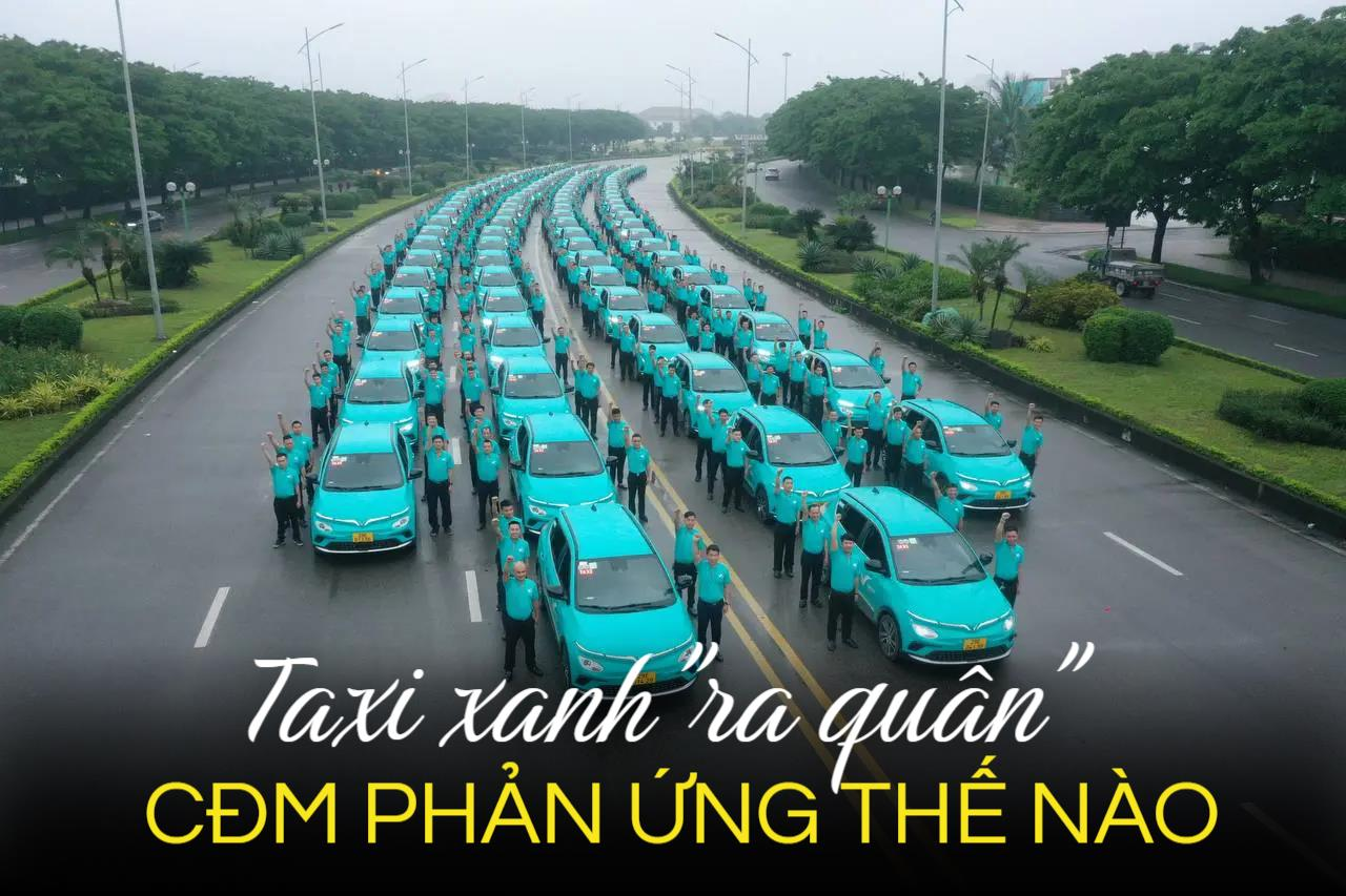 Taxi xanh ngập tràn MXH, dân tình thảo luận sôi nổi nhưng chủ yếu đều thắc mắc 2 điều