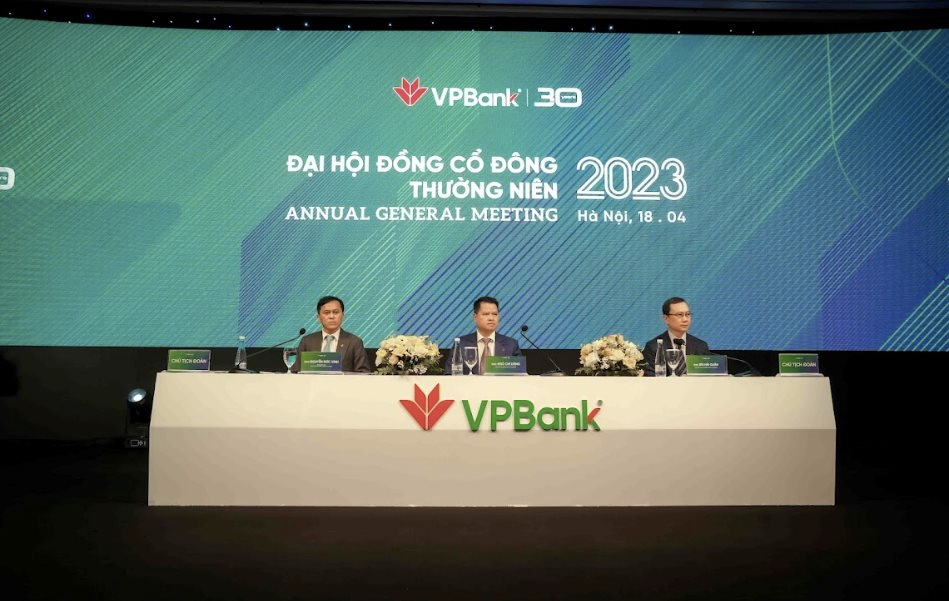 ĐHCĐ VPBank: Tự tin mục tiêu lợi nhuận hơn 24 nghìn tỷ trong năm 2023, dự kiến chia cổ tức tiền mặt 5 năm liên tiếp kể từ năm nay