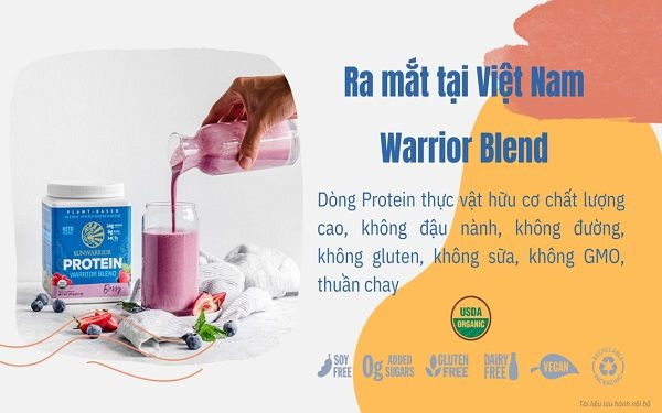 Sunwarrior - thương hiệu bắt đầu cho xu hướng dùng protein thực vật ở Việt Nam