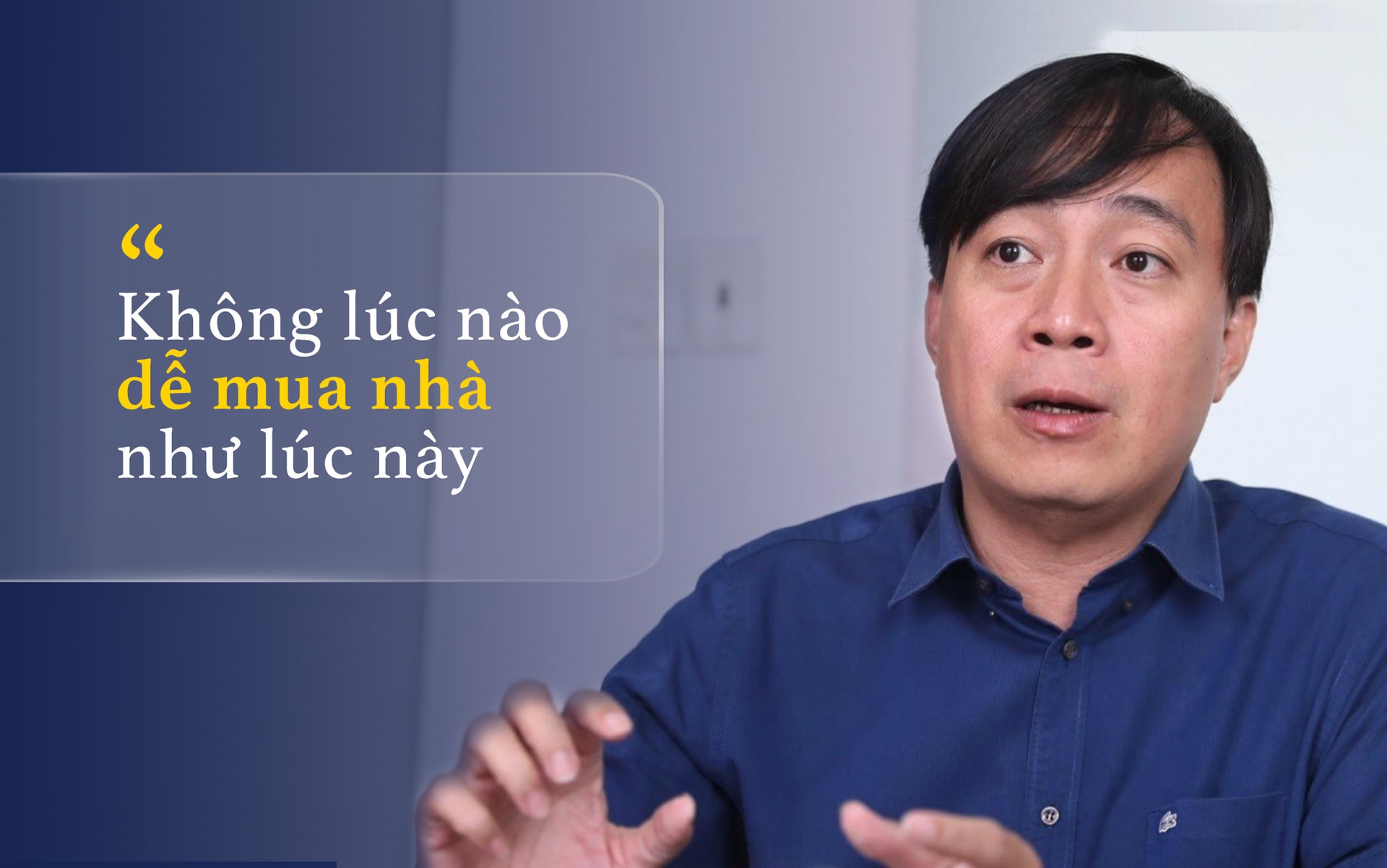 Chuyên gia địa ốc: “Thời điểm này là cơ hội mười năm có một để mua bất động sản” 