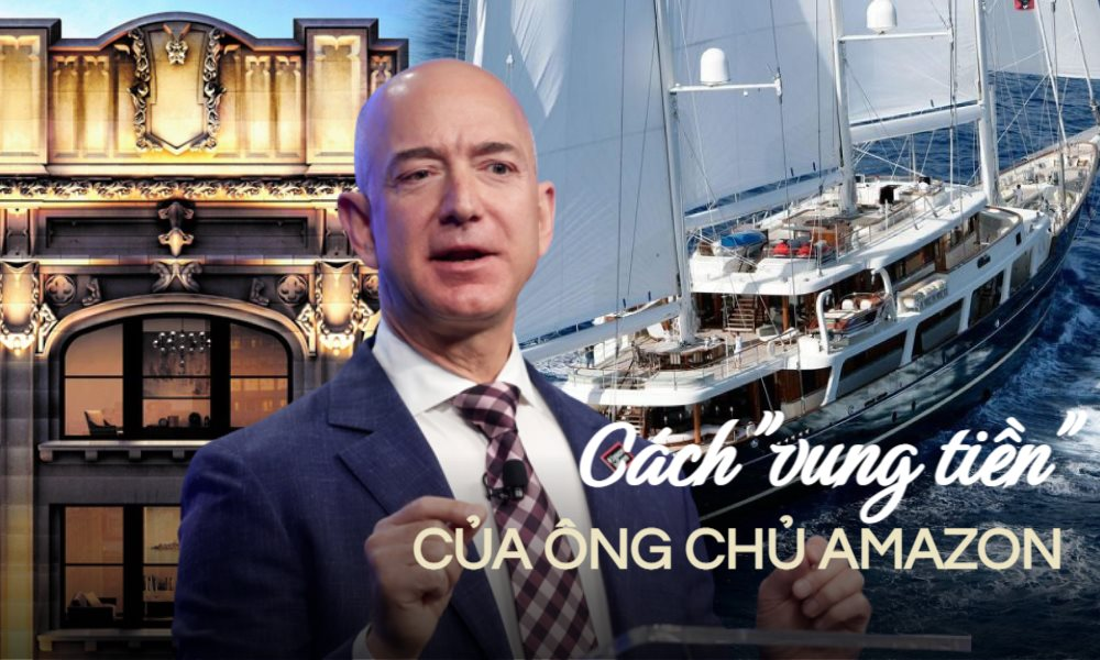 Không chỉ “vung tiền” vi vu siêu du thuyền 500 triệu USD, cách tỷ phú Jeff Bezos tiêu tiền ai nhìn cũng choáng: 10 phút bay lên vũ trụ tốn 5,5 tỷ USD, xây đồng hồ trong núi mất 42 triệu USD