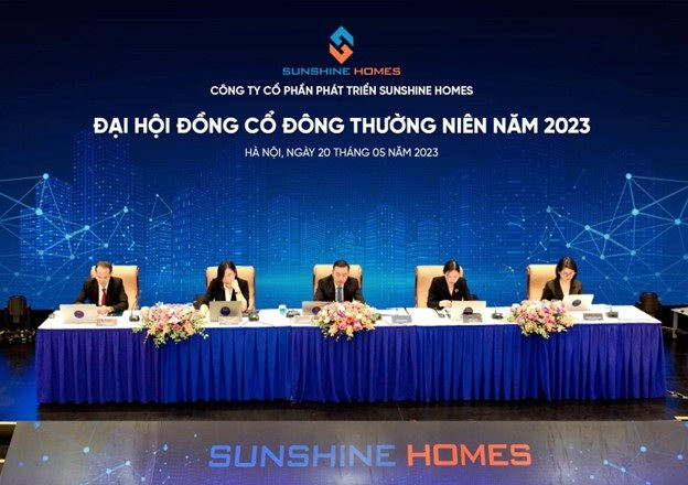 ĐHĐCĐ Sunshine Homes: Đặt mục tiêu 450 tỷ LNST năm 2023, tập trung phát triển các dự án lớn tại Hà Nội và TP.HCM