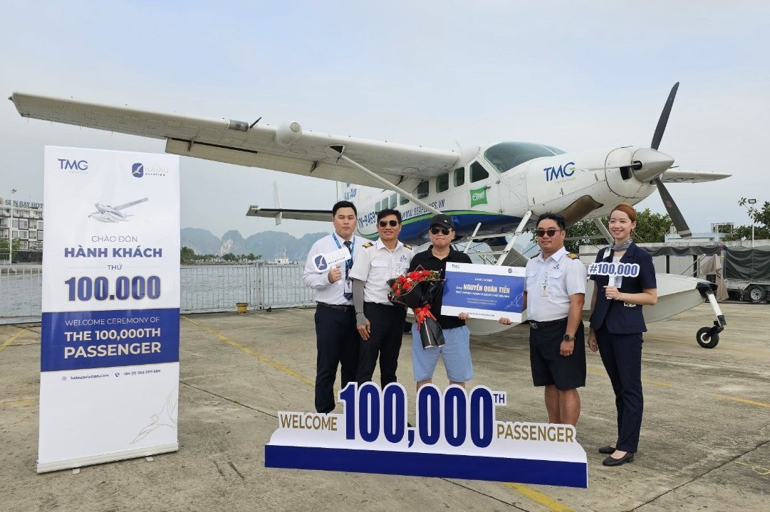 Hãng vận hành thủy phi cơ duy nhất tại Việt Nam lên kế hoạch mở rộng dịch vụ đến Quảng Bình, Huế, Đà Nẵng