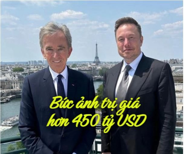 Tỷ phú Elon Musk và ông trùm LVMH Bernard Arnault đã nói chuyện gì trong "bữa trưa trị giá hơn 450 tỷ USD"? 