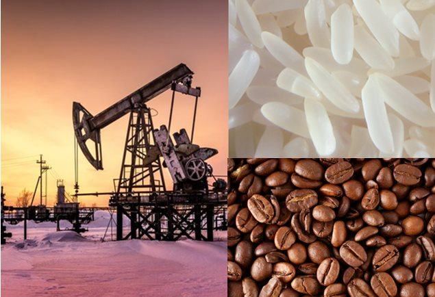 Thị trường ngày 23/6: Giá dầu, vàng, cà phê arabica lao dốc, gạo đạt đỉnh 2 năm
