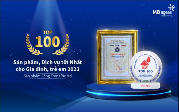 MB Ageas Life - Top 100 sản phẩm, dịch vụ tốt nhất cho gia đình và trẻ em