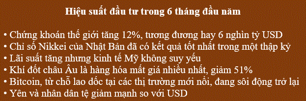 Những điểm nhấn thị trường toàn cầu 6 tháng đầu năm: Cổ phiếu, ngân hàng, tiền tệ và hàng hóa 8 202307010941571