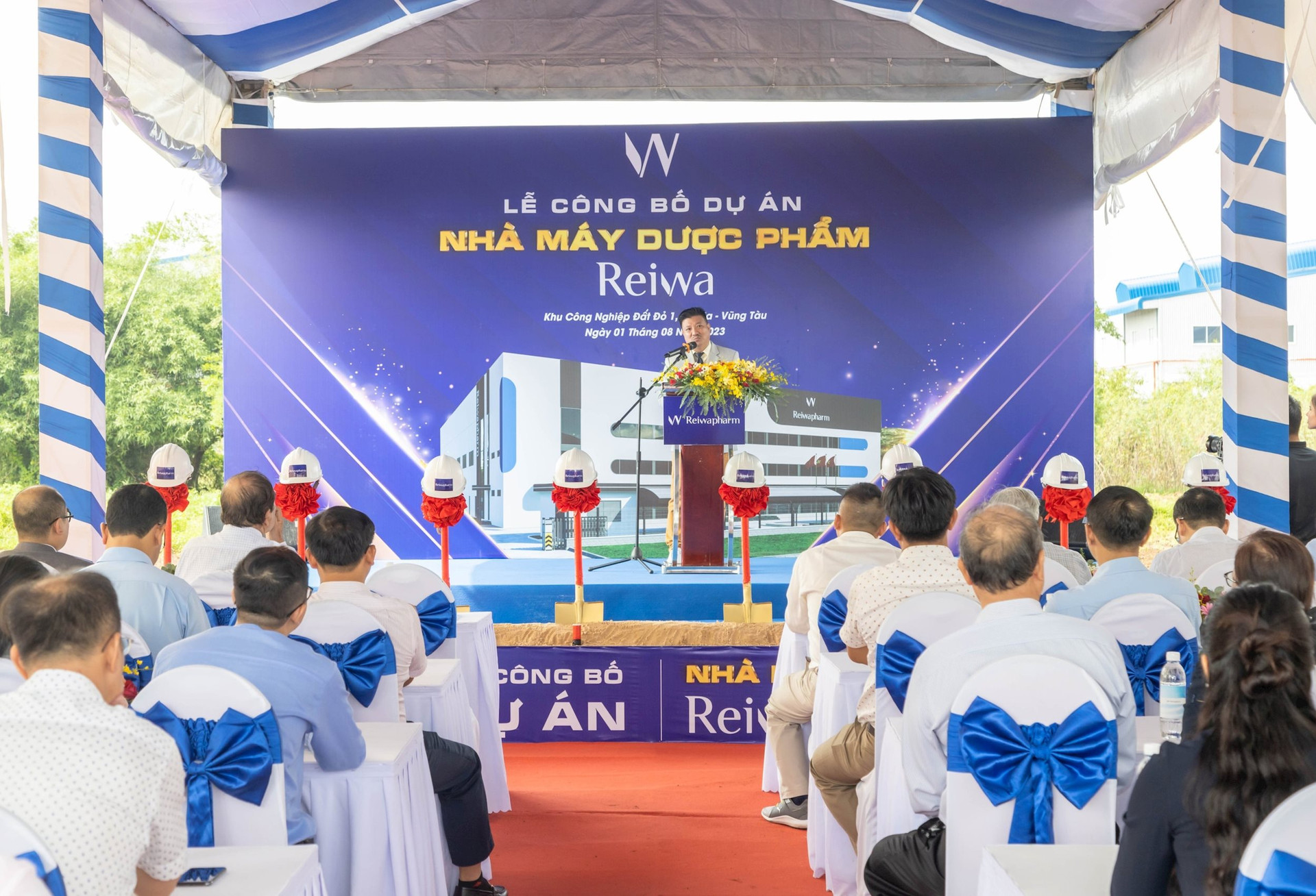 Công bố dự án nhà máy sản xuất Dược phẩm Reiwapharm