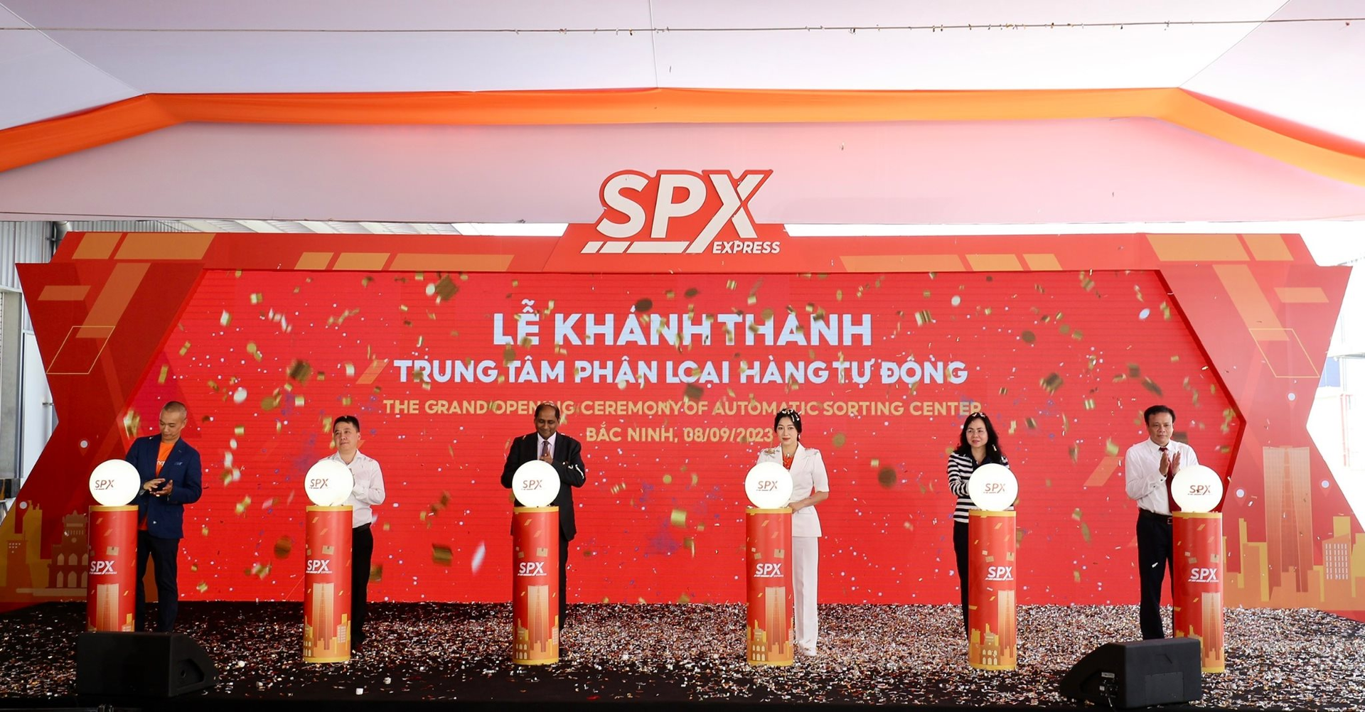 SPX khánh thành Trung tâm phân loại hàng hóa tự động tại Bắc Ninh, khả năng xử lý lên đến 2,5 triệu đơn hàng/ngày