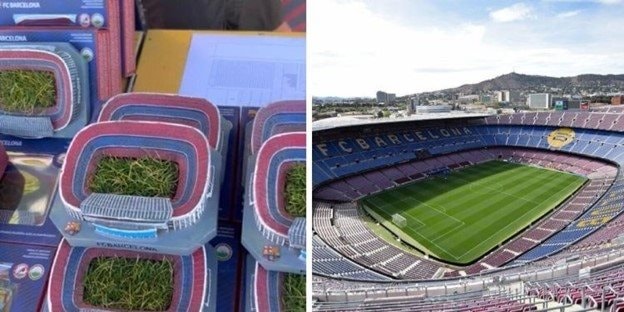 Đội bóng cũ của Messi bất ngờ bán cả ... cỏ của sân vận động Camp Nou để kiếm tiền, giá dao động từ 500 nghìn đến gần 11 triệu đồng