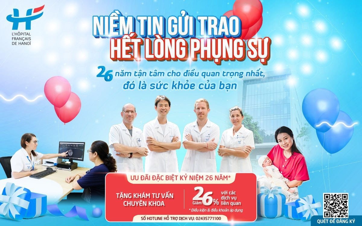 Bệnh viện Việt Pháp Hà Nội giới thiệu chương trình ưu đãi đặc biệt