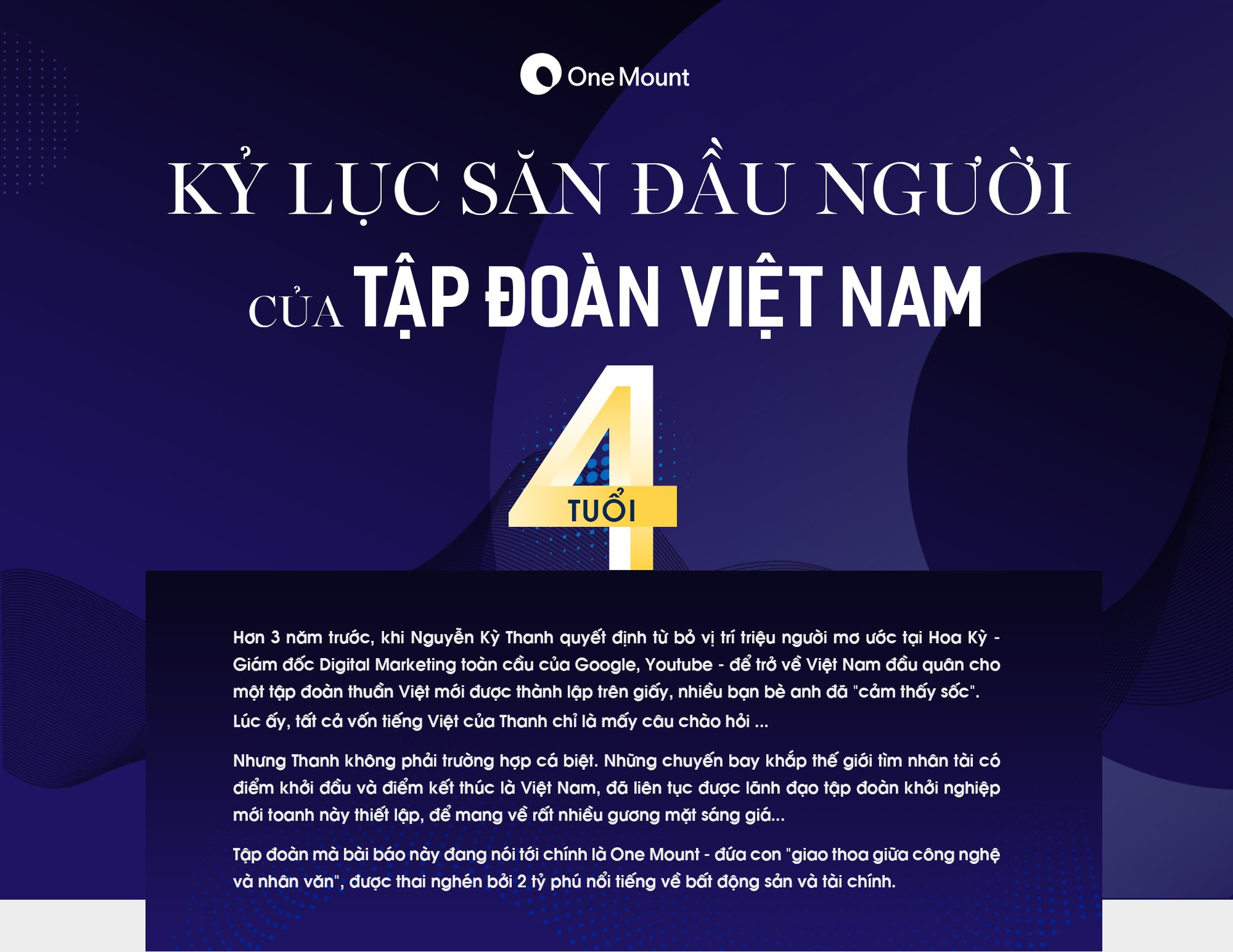 Kỷ lục săn đầu người của Tập đoàn Việt Nam 4 tuổi