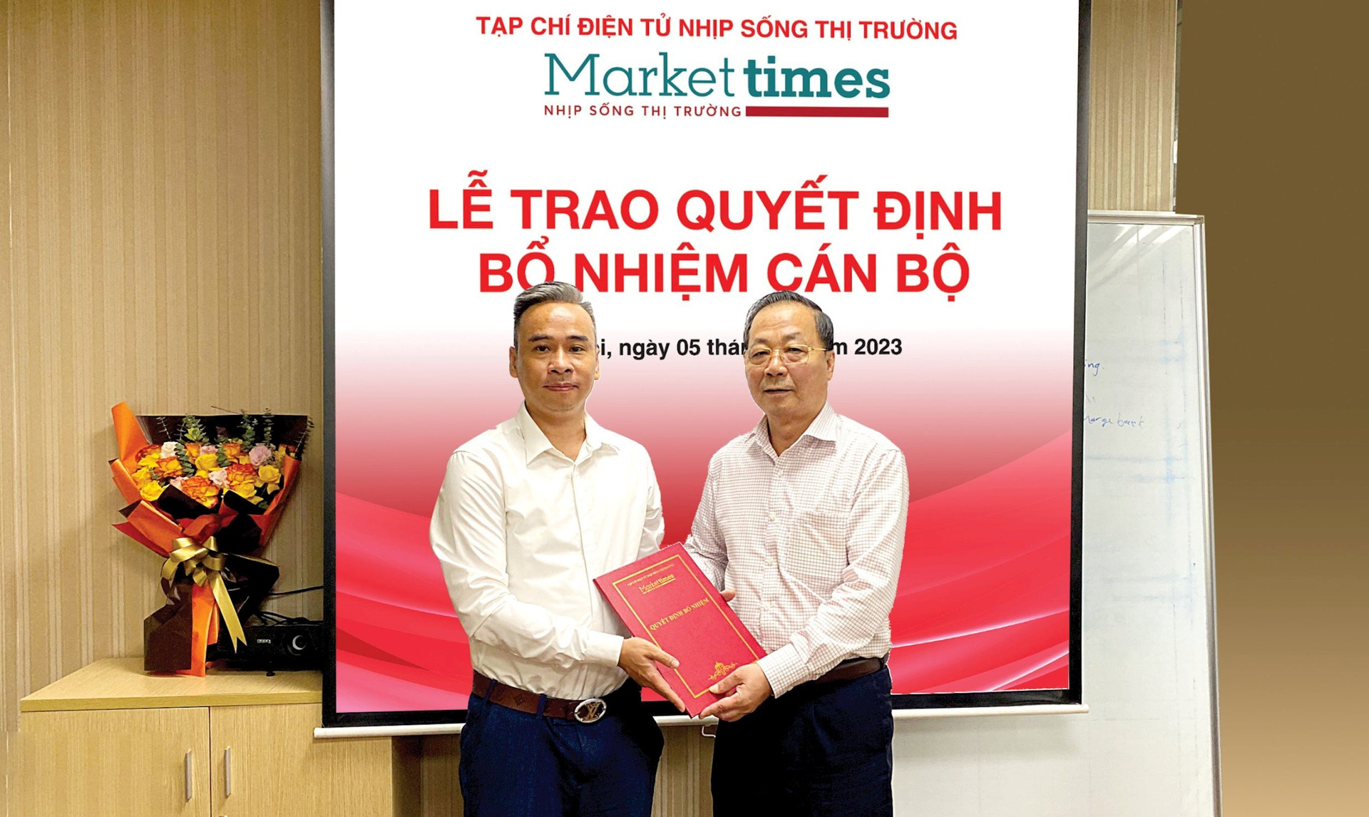 Bổ nhiệm nhà báo Đinh Văn Tịnh giữ chức vụ Trưởng ban Biên tập Tạp chí điện tử Nhịp sống thị trường