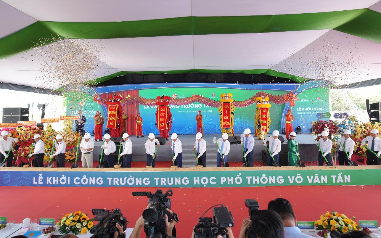 Long An sắp có thêm trường học mới được VPBank tài trợ 100 tỷ đồng