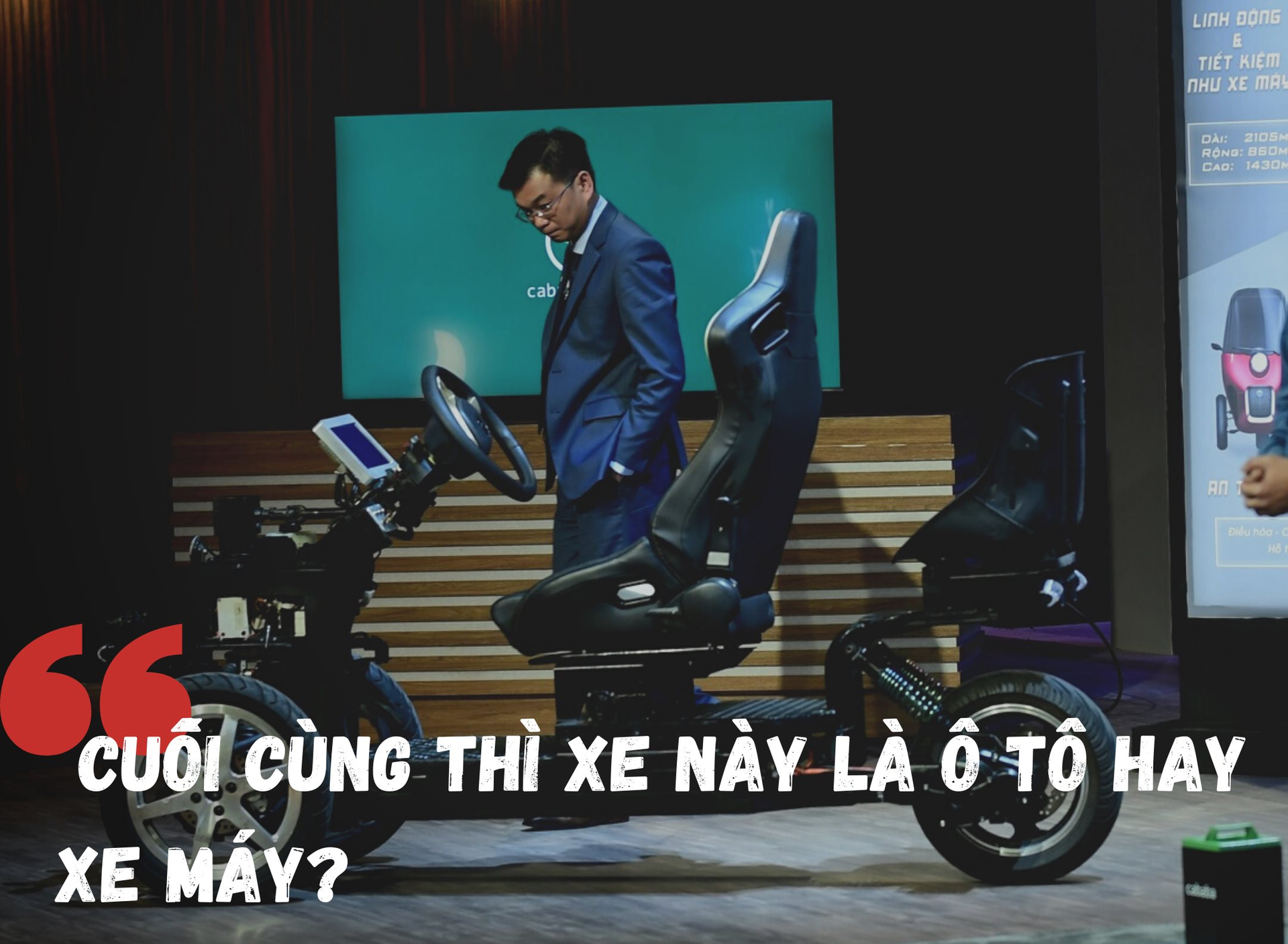 5 “tử huyệt” của xe điện 3 bánh tự chế lên Shark Tank: Không thể so với Dat Bike, tự thân xin kiểm định thì 3 năm nữa chưa chắc chốt deal được với Shark?