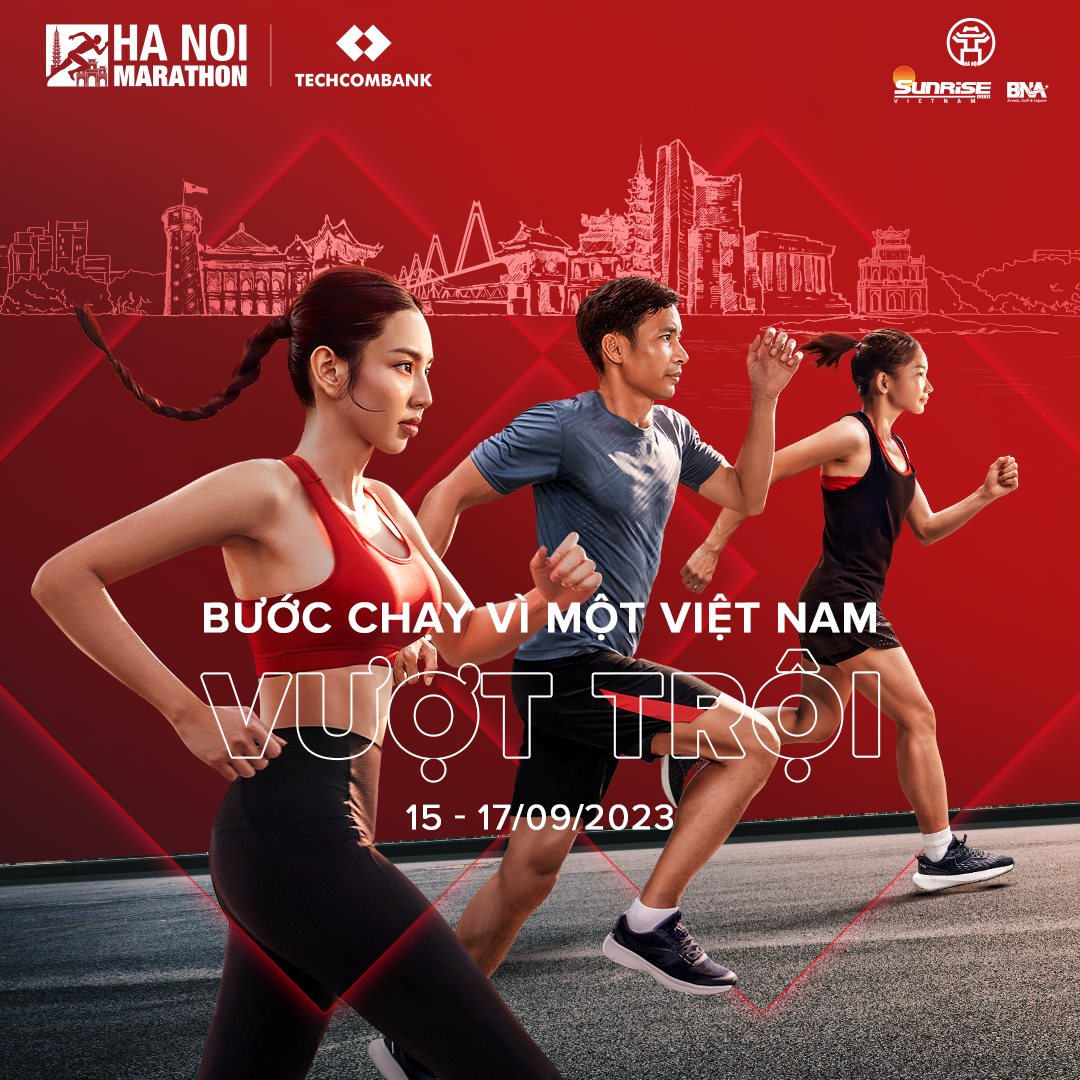 Giải chạy Marathon Techcombank lan tỏa tinh thần bước chạy vì một Việt Nam vượt trội
