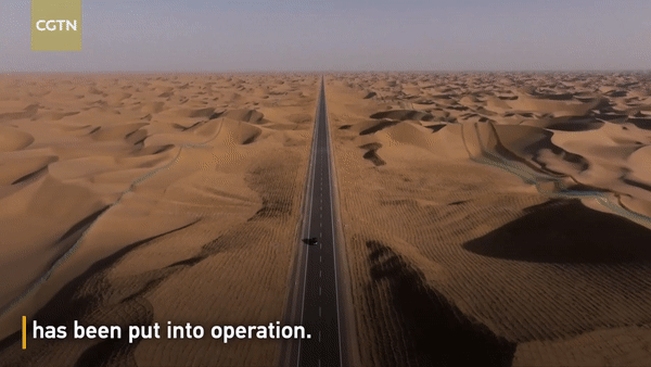 Trung Quốc xây "kỳ quan" đường cao tốc xuyên sa mạc lớn thứ hai thế giới theo cách thực sự đáng gờm: Làm cầu cạn để hạn chế phá những cây xanh hiếm hoi