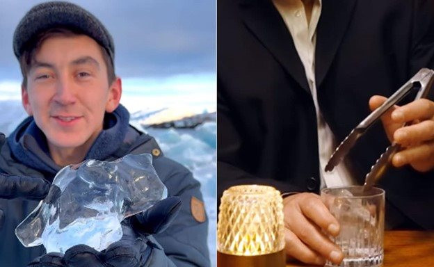 Uống cocktail với đá lạnh 100.000 năm tuổi từ sông băng cổ đại Bắc Cực - thú chơi của người 'không có gì ngoài tiền': nhà giàu Dubai