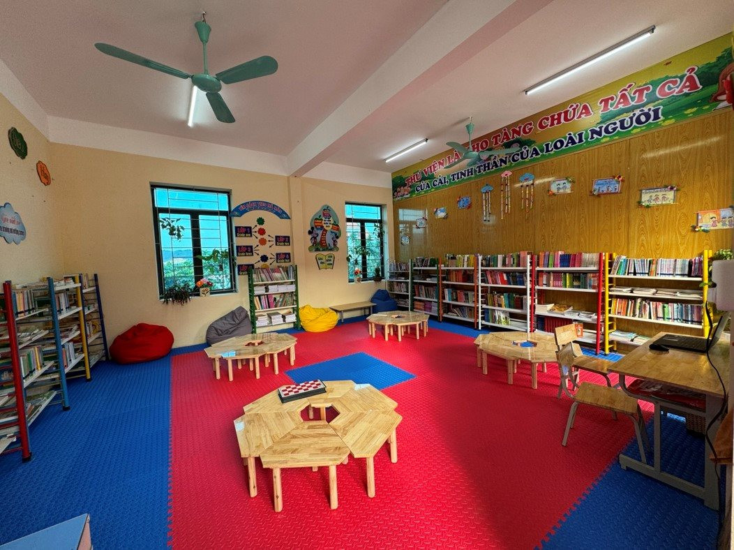 Henkel hỗ trợ xây dựng lại thư viện của một trường tiểu học tại tỉnh Bắc Giang