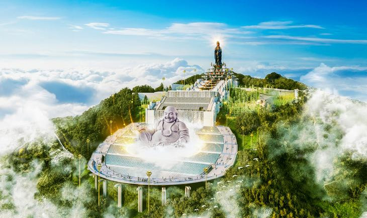 Đỉnh cao du lịch: 2 bức tượng khổng lồ thu hút 100.000 lượt khách đi cáp treo chiêm bái mỗi ngày