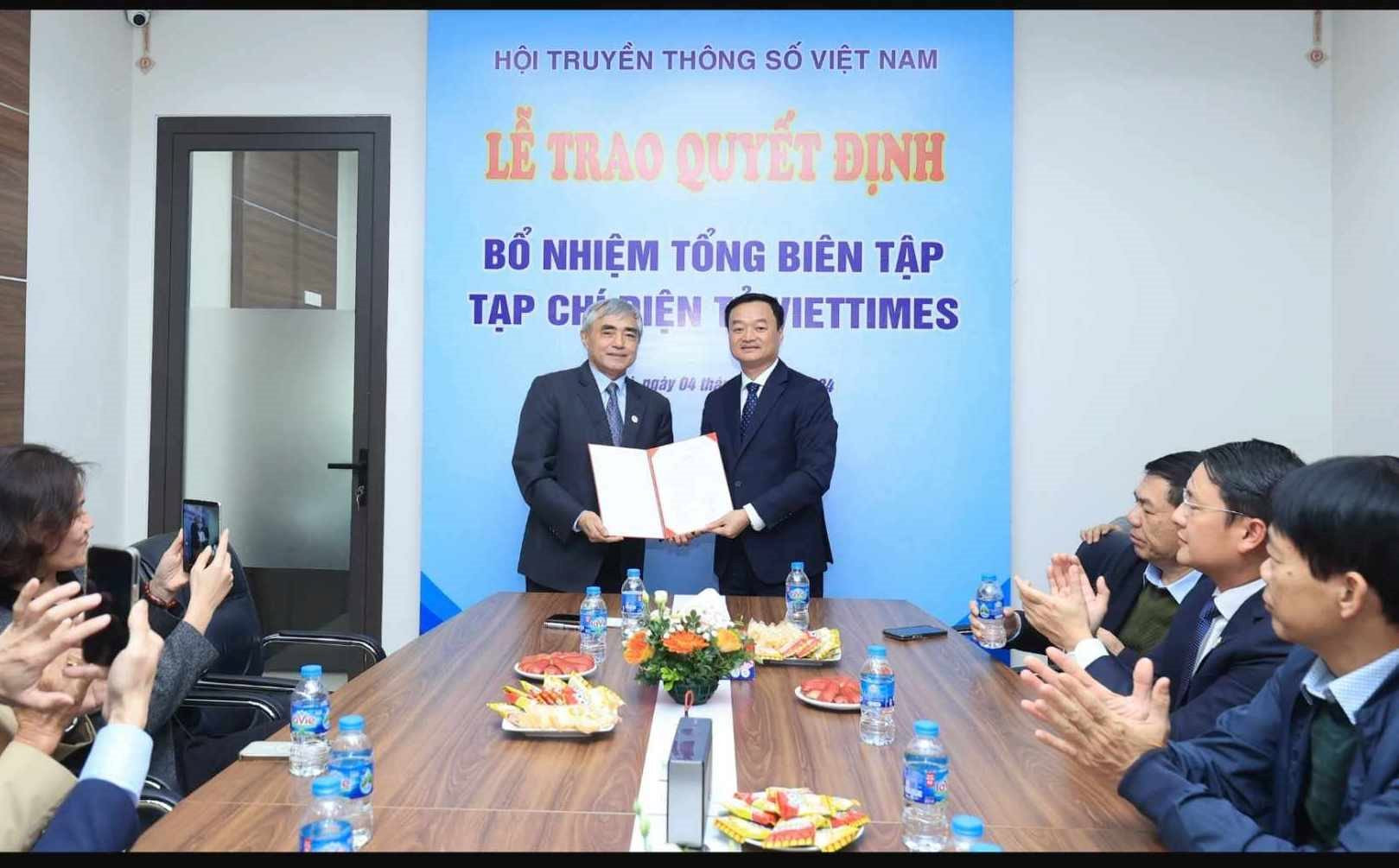 Ông Nguyễn Bá Kiên được bổ nhiệm làm Tổng biên tập Tạp chí điện tử Viettimes