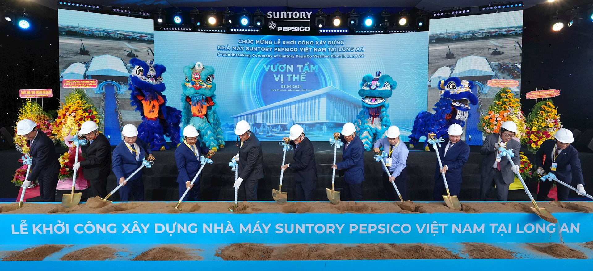 Suntory Pepsico Việt Nam khởi công xây dựng nhà máy thứ 6 tại Long An