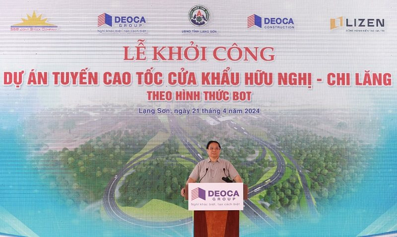 Thủ tướng phát lệnh khởi công cao tốc cửa khẩu Hữu Nghị - Chi Lăng
