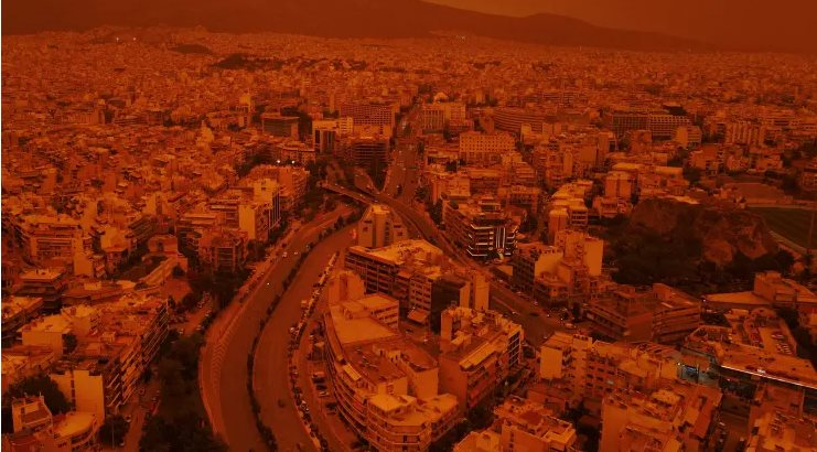 Thủ đô một quốc gia bất ngờ chuyển sang màu đỏ cam như trong phim viễn tưởng: Điều gì phía sau hiện tượng kỳ thú này?