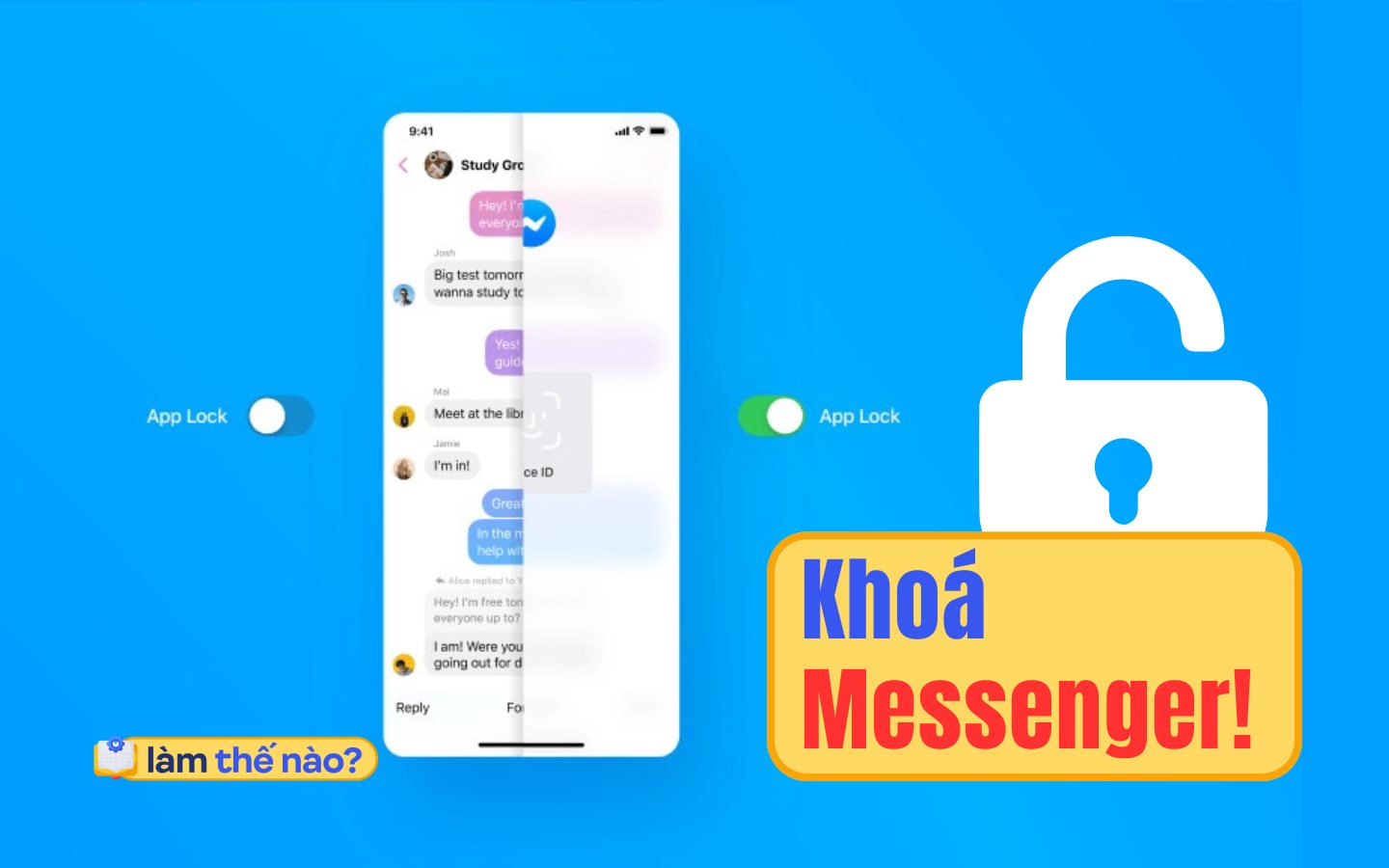 Cách khoá Messenger trên iPhone cực kỳ nhanh gọn, trò chuyện riêng tư không lo bị lộ!