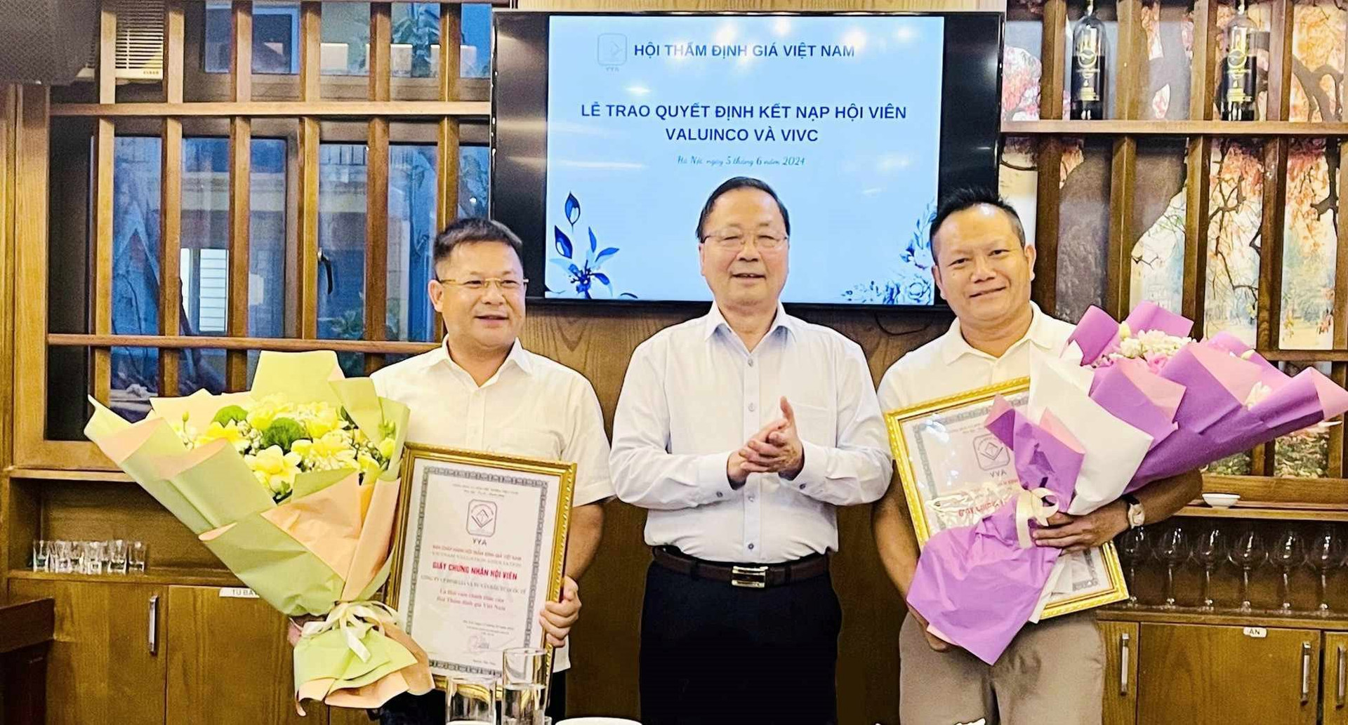Hội Thẩm định giá Việt Nam kết nạp thêm hai công ty hội viên