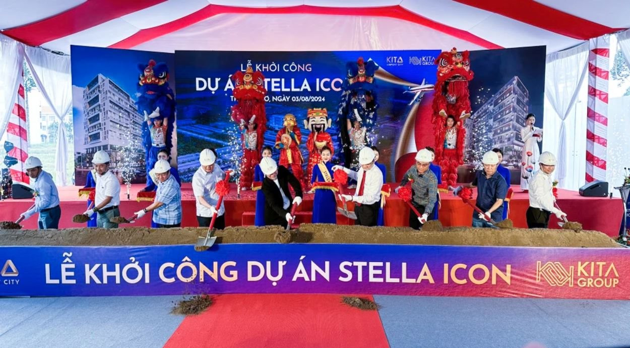 KITA Group đổi tên và khởi công Stella Icon, dự án đã thế chấp ngân hàng từ tháng 6/2023