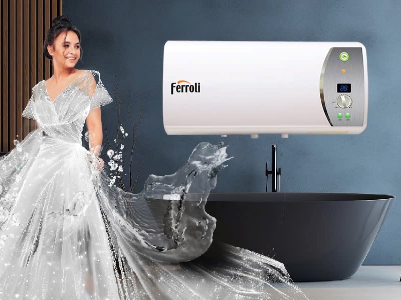 Đột phá mới trong công nghệ bình nóng lạnh siêu bền kháng khuẩn của Ferroli