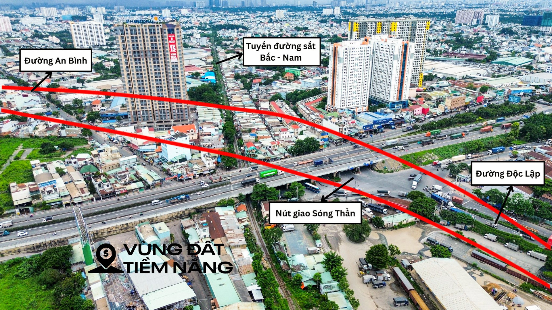 Khu vực sẽ được đầu tư 5.300 tỷ để làm nút giao và mở đường, kết nối TP.HCM và một tỉnh sẽ lên thành phố trực thuộc trung ương